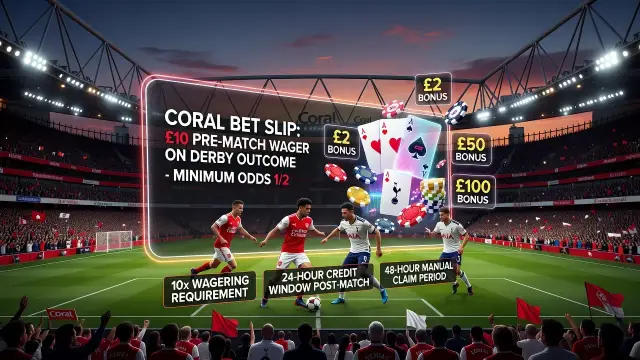 Coral Links North London Derby Bets to Casino Bonus Offers